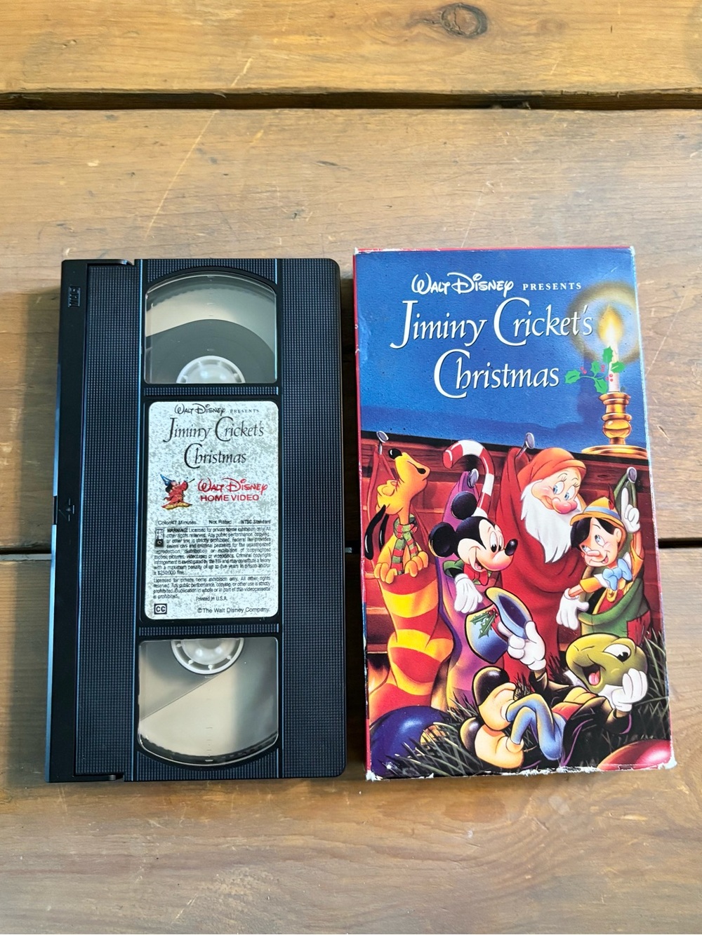 Walt Disney Home Video - Jiminy Cricket's Christmas VHS Tape